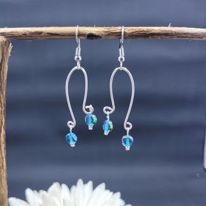 Handmade wire earrings